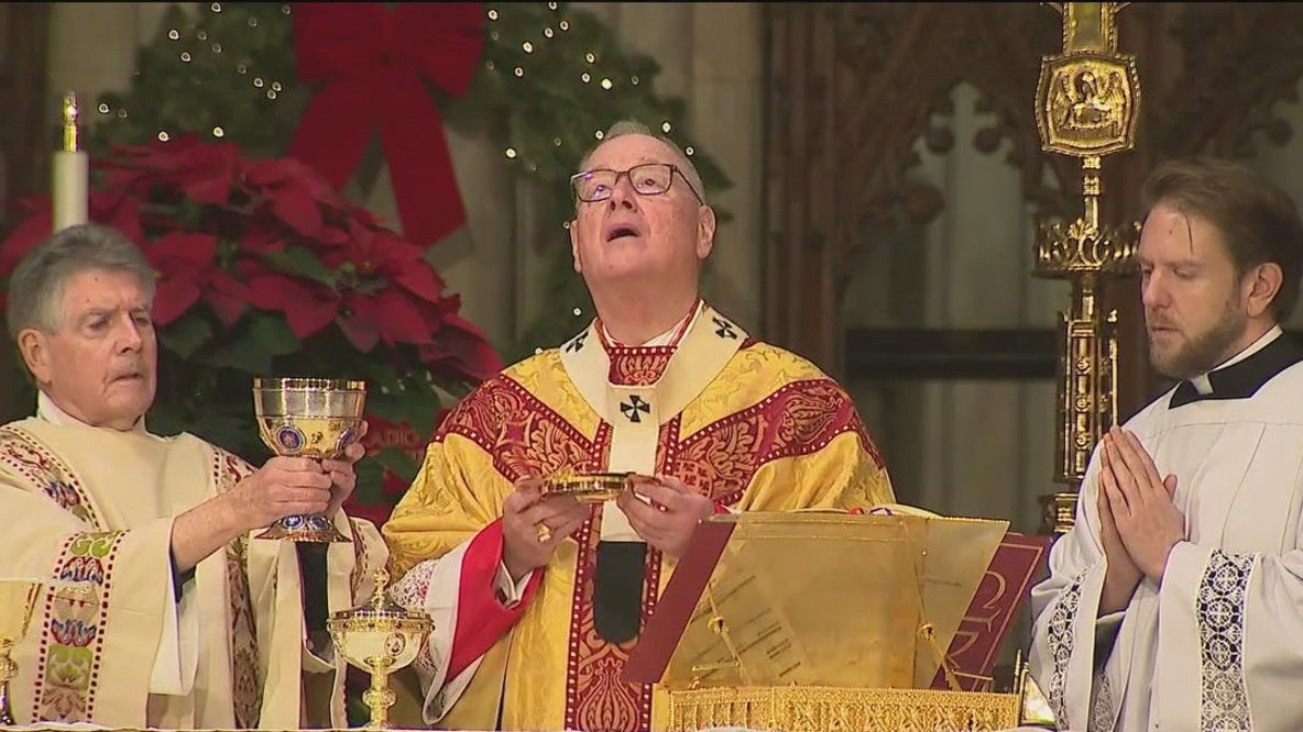 Christmas mass at St. Patrick's Cathedral
